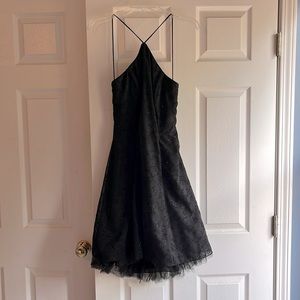 Blondie Nites Black Backless Dress Size 13